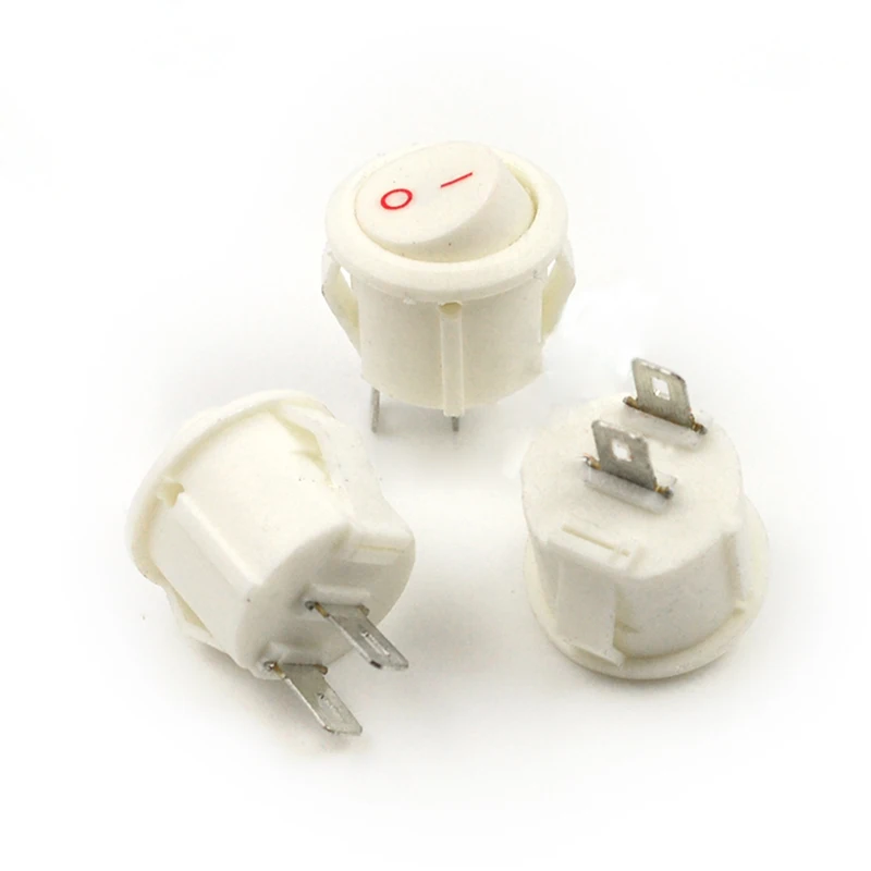 Круглый кнопочный выключатель для лодки 10 шт. Регулируемый переключатель два