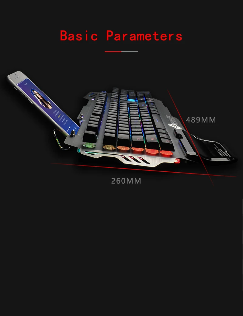 PK-900 RGB с подсветкой Проводная игровая клавиатура прозрачный переключатель Механическая-аналогичная Эргономическая клавиатура для ПК
