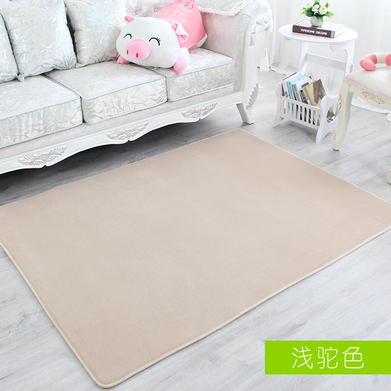 Ультра мягкий толстый Впитывающий Коврик из пены с эффектом памяти коралловый бархатный кухонный Коврик Противоскользящий коврик для ванной комнаты кухонный коврик Домашний коврик для входной двери - Цвет: Camel color