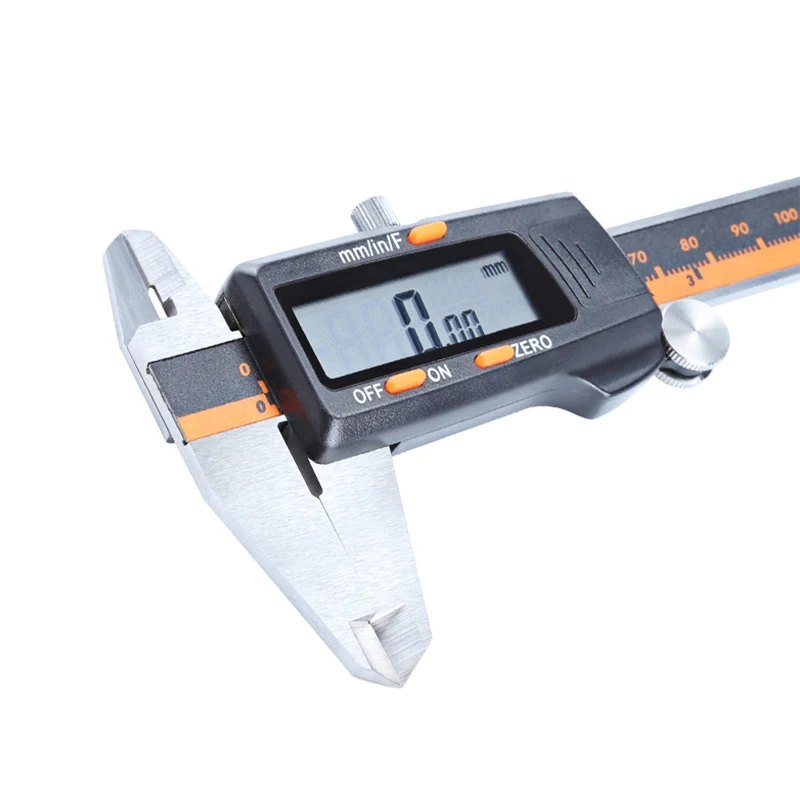 Caliper 6-дюймовый 150 мм Нержавеющая сталь суппорт доля/мм/дюйм электронный цифровой ЖК-дисплей штангенциркуль микрометр глубина измеритель высоты - Цвет: Caliper