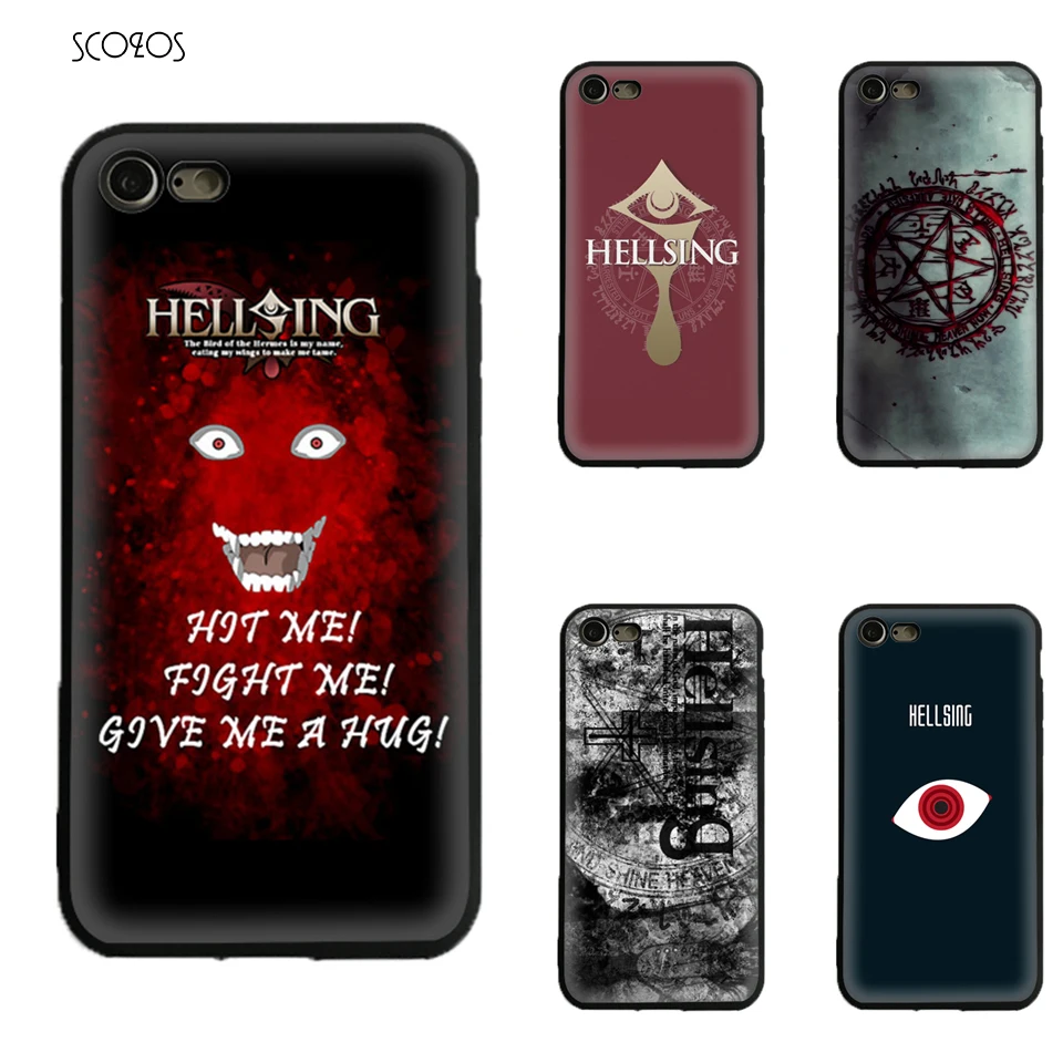 SCOZOS Хеллсинг логотип Силиконовый ТПУ мягкий чехол для телефона iPhone 5 5S SE 6 7 8 S Plus X Xr