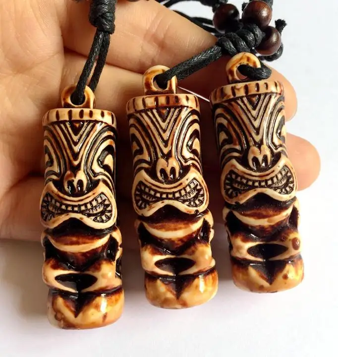 12 ожерелье Этническая резная тики мужчина Тотем люу хула серфинг девушка |