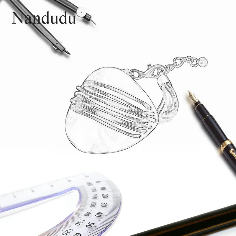 Nandudu Новое поступление обертывание кожаный веревочный браслет для женщин