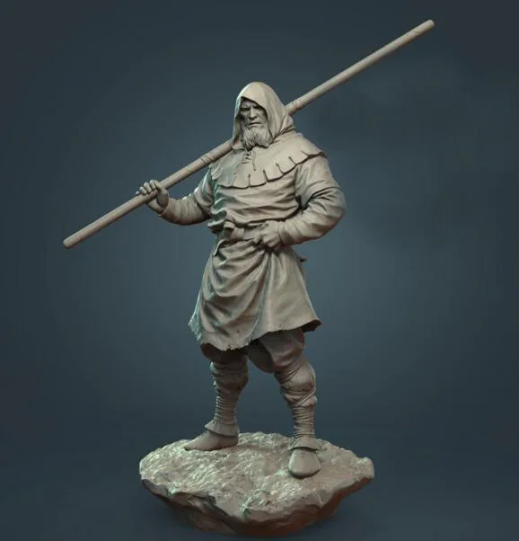 1/24 Смоляные Наборы воина викинга не собранные нецветные