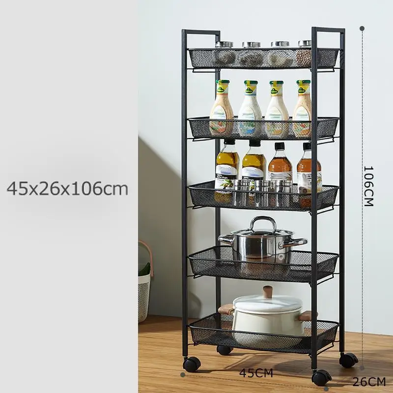 Version AD Cosas De Cocina Mensole Repisas полка организации Organizacion Prateleira с колесами Estantes кухонные полки для хранения - Цвет: Version AD