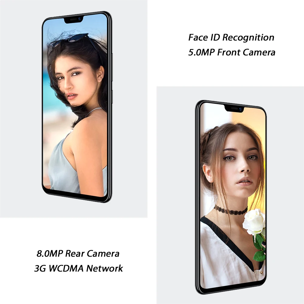 Blackview A30 5 'ཏ:9 ips дисплей Face ID смартфон 2 ГБ + 16 8.0MP Камера мобильного телефона 3G