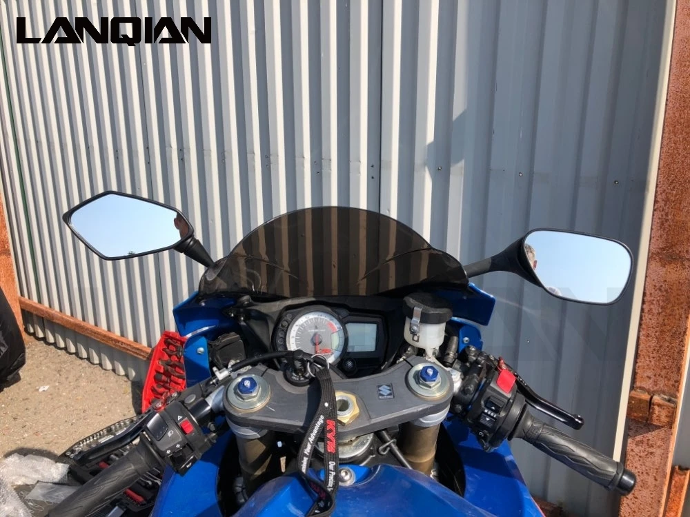 Мотоциклетное зеркало черное боковое заднего вида для Yamaha YZF600 YZF R1 R6 R3 R125 R25 R15 2003