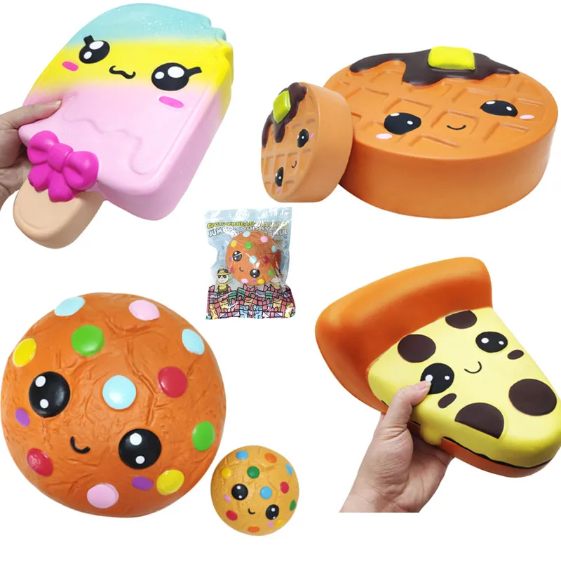 40 см гигантский Радужный банан Kawaii мягкий медленно поднимающийся Jumbo Squeeze игрушки Огромные Фрукты Ароматические телефонные ремни декор дропшиппинг