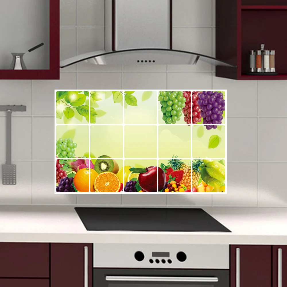 Модные Современные DIY Съемные маслостойкие 3D КУХОННЫЕ сохраняющие чистоту