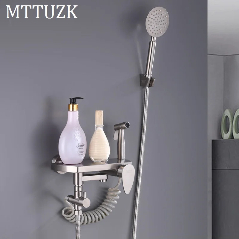 MTTUZK высококачественный матовый смеситель для душа 04 из нержавеющей стали