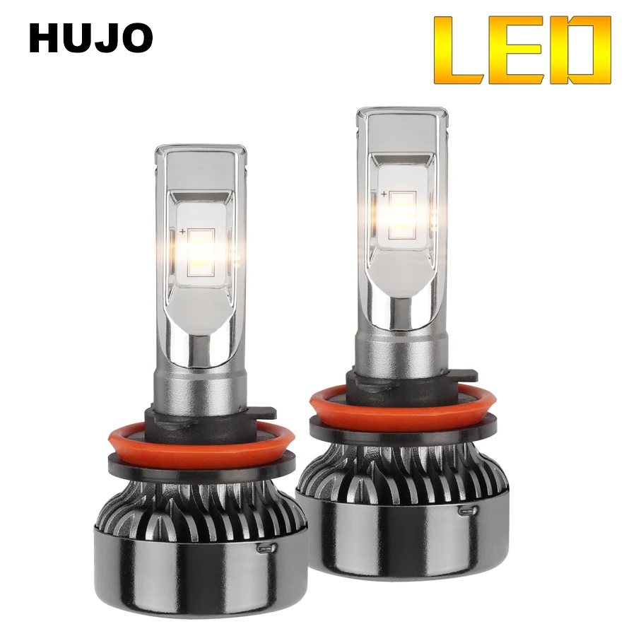 HuJo 2 шт./компл. F1 мини автомобильный лампы для передних фар Светодиодный подол