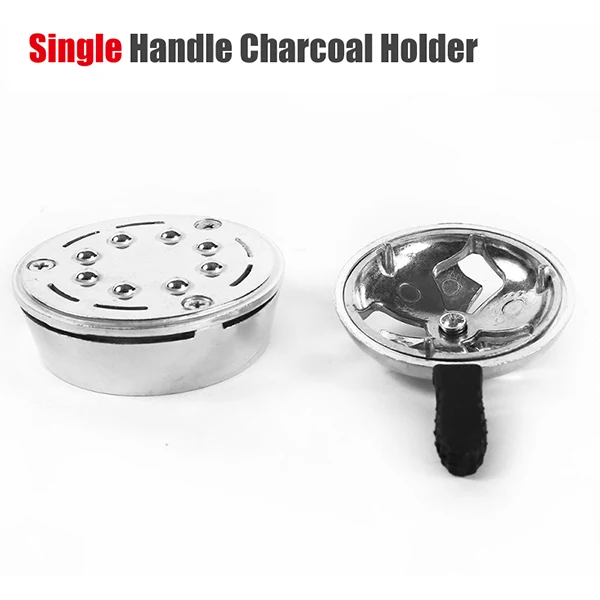 Single Handle Holder Керамическая чаша для кальяна с держателем угля кальян хича наргиле наргилех Hubbly-пузырьковый табак аксессуары гаджет - Цвет: Single Handle Holder