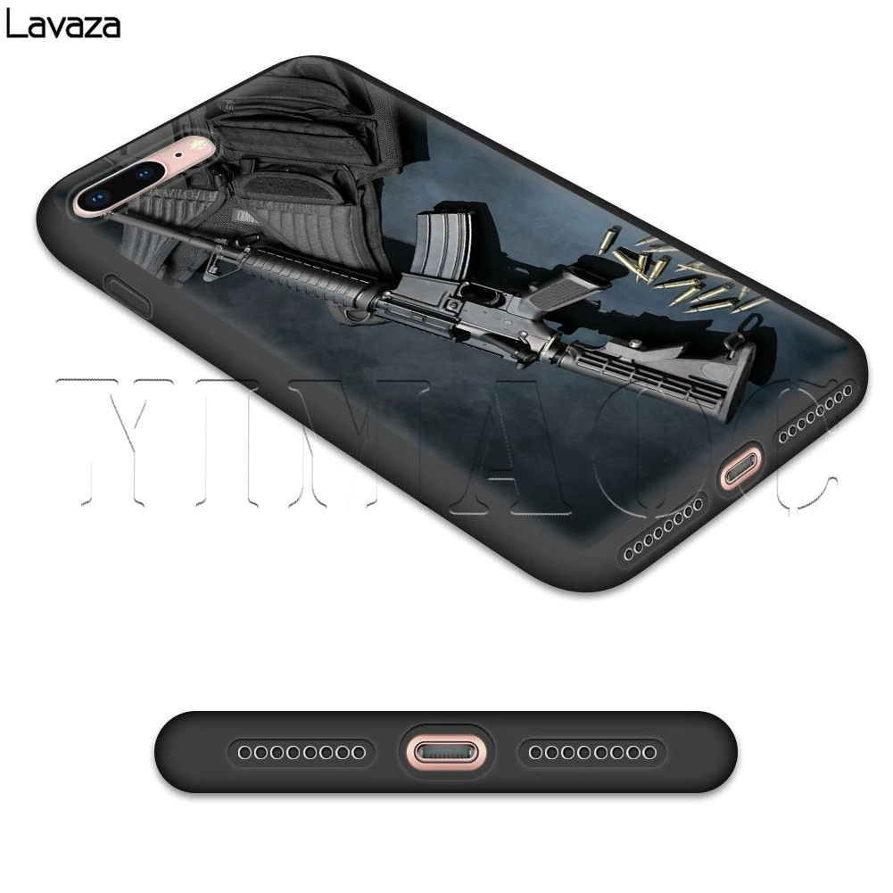 Lavaza AR-15 винтовки AR 15 пистолеты чехол для iPhone 11 Pro XS Max XR X 8 7 6 6S Plus 5 5s se |