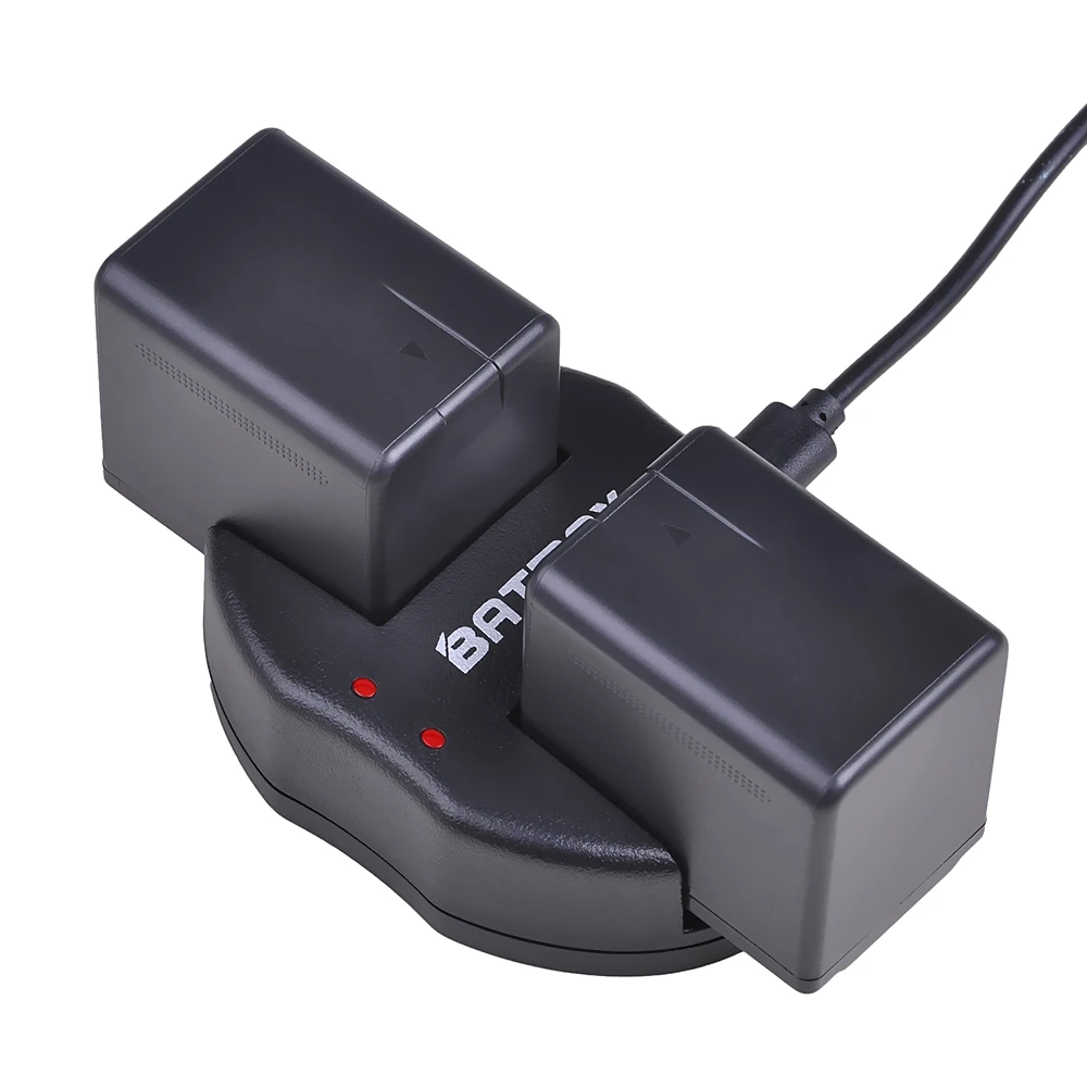 Аккумулятор для VW VBK360 и зарядное устройство с двумя USB-портами 3600 мАч 2 шт. |