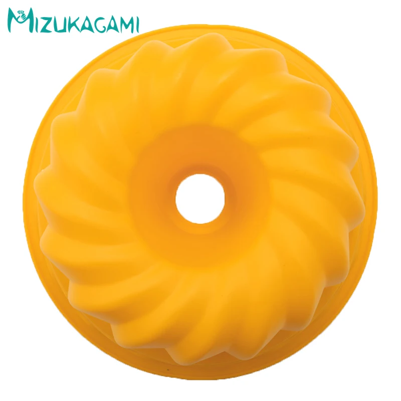 Большая круглая форма для торта цветочного шоколадная силиконовая инструмент