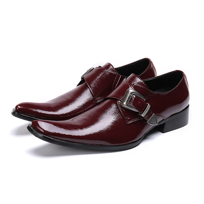 

Italian Style Luxury Men's Shoes Leather Pointed Men's Dress Shoes Business Style Men's Oxford Shoes