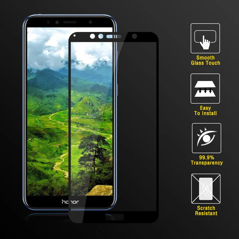 Для Huawei Y6 2018 5 7 &quotдля полная защитная пленка на переднюю панель защита от царапин