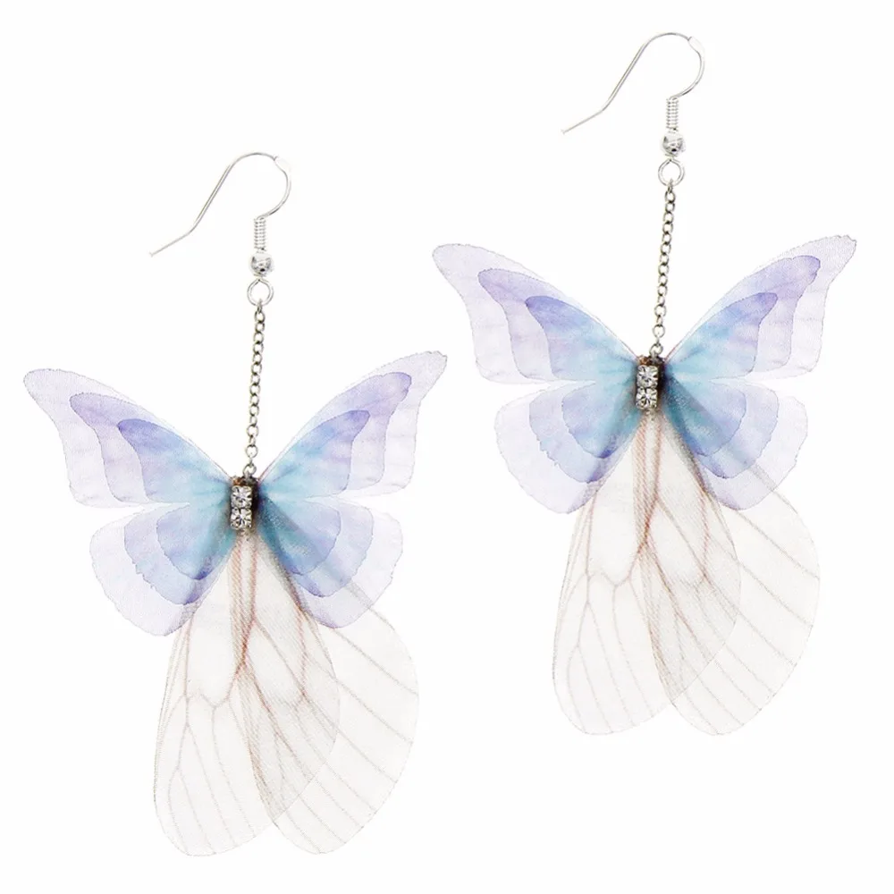 1 пара женской обуви модные ручной работы со стразами красочные 3D пряжа Бабочка