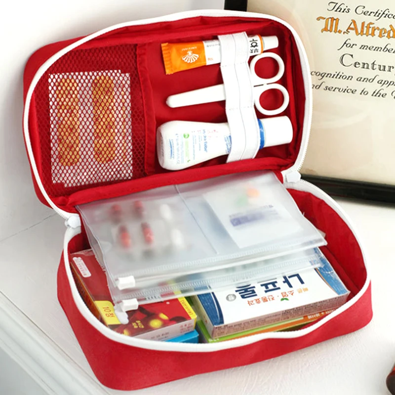 

Portable First-aid Kit Emergency Medical Kit Survival Bag Travel bag Drug Nylon First aid Medicine Bag Case Travel Accessories