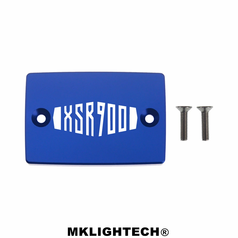 MKLIGHTECH CNC Aluminum Motorcycle Brake Fluid Fuel Reservoir Tank Cap Cover FOR YAMAHA XSR 900 XSR-900 XSR900 | Автомобили и