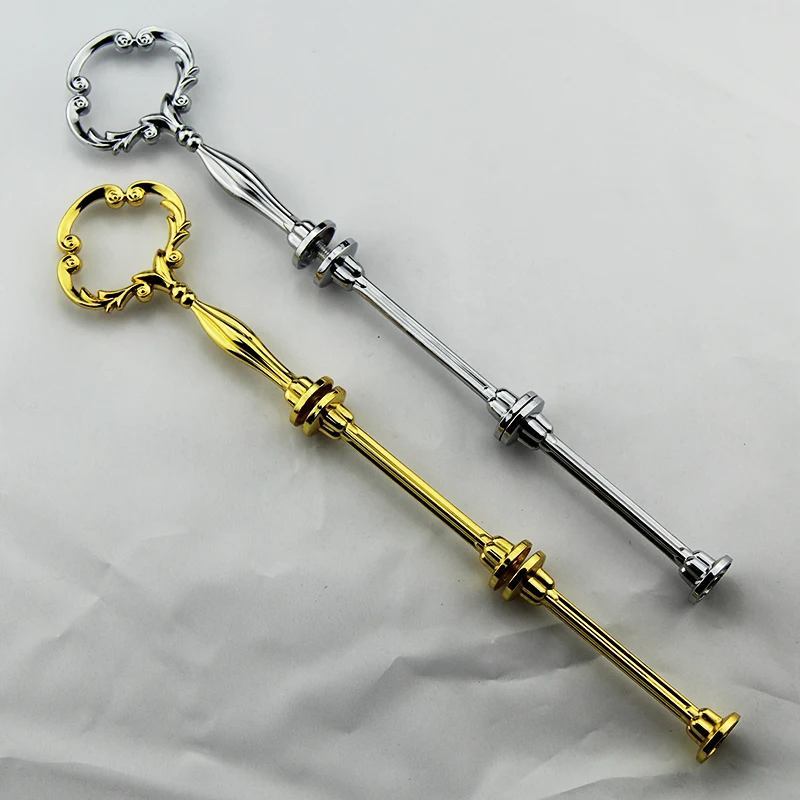 Большой размер цветочный дизайн 3 яруса подставка для торта с ручками (с