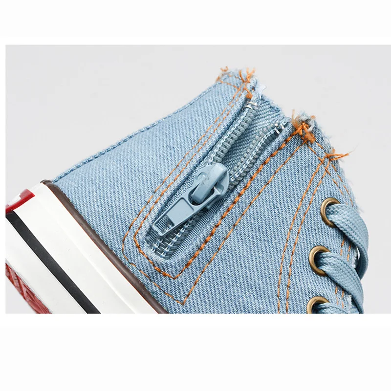 Новинка 2017 года Детские кроссовки с высоким берцем детская парусиновая обувь для