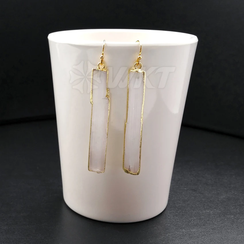 Женские длинные серьги-гвоздики с золотистой отделкой 5 шт./лот | Украшения и