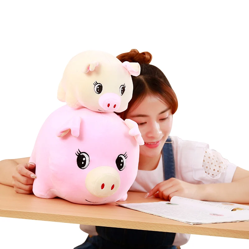 26 42 см Kawaii набитая маленькая плюшевая игрушечная свинья подарок для девочки