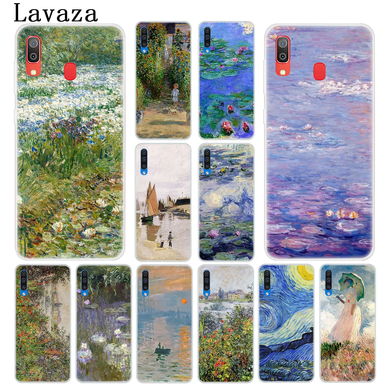 Новый жесткий чехол для телефона Lavaza Monet Garden Lotus Samsung Galaxy A10 A20 A30 A40 A50 A60 A70 M40 M30 M20 M10