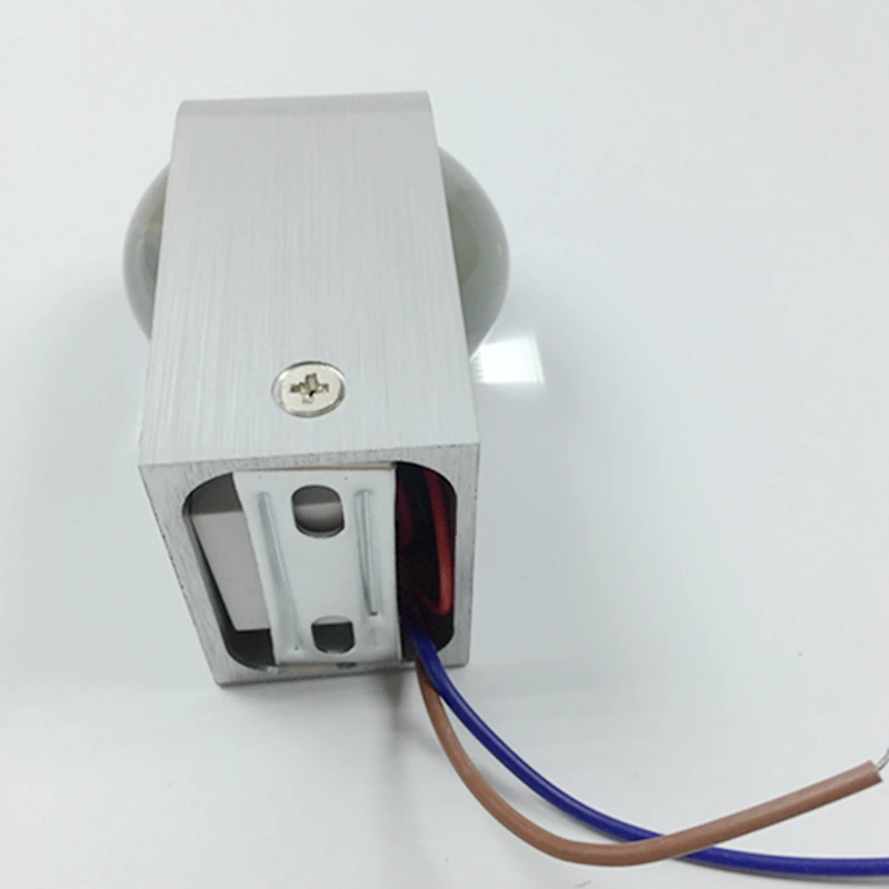 2 Вт светодиодный настенный светильник Настенный кристалл выпуклая линза AC85-265V с