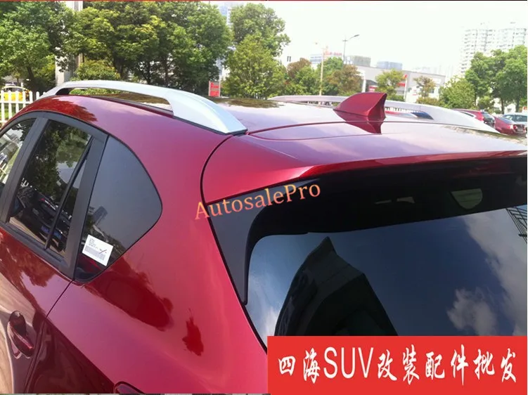 Алюминиевые Верхние боковые рейки багажник на крышу Багажники для Mazda CX 5 2012 2016|roof