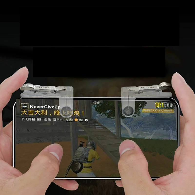 1 пара Pubg триггер мобильный геймпад для контроллер Aim ключи L1R1 Бесплатная