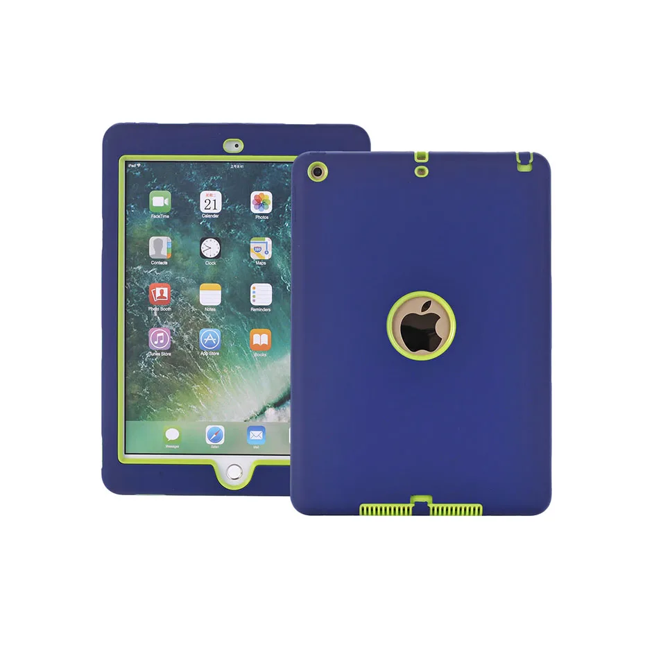 Pad2018 Navy Yellow Чехол для iPad 9,7 Противоударная защита от царапин Slim Fit планшетный чехол Крышка для iPad 9,7 A1822 A1823 A1893 A1954 - Цвет: Pad2018 Navy Yellow
