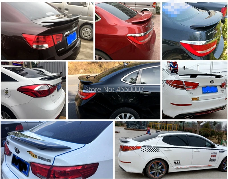 Универсальный для kia k5 высококачественный абс материал задний спойлер для kia optima k5 задний спойлер