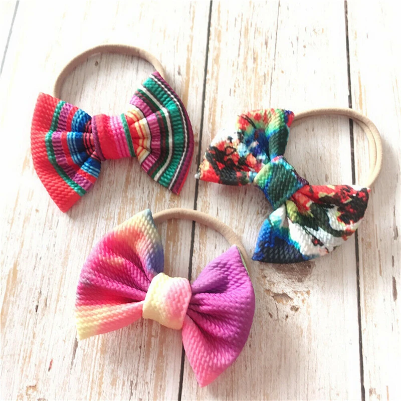 2019 New Baby Headband High Elastic Cute Bow Flower Kids Hair Accessories Headwear Bows Wrap | Детская одежда и обувь