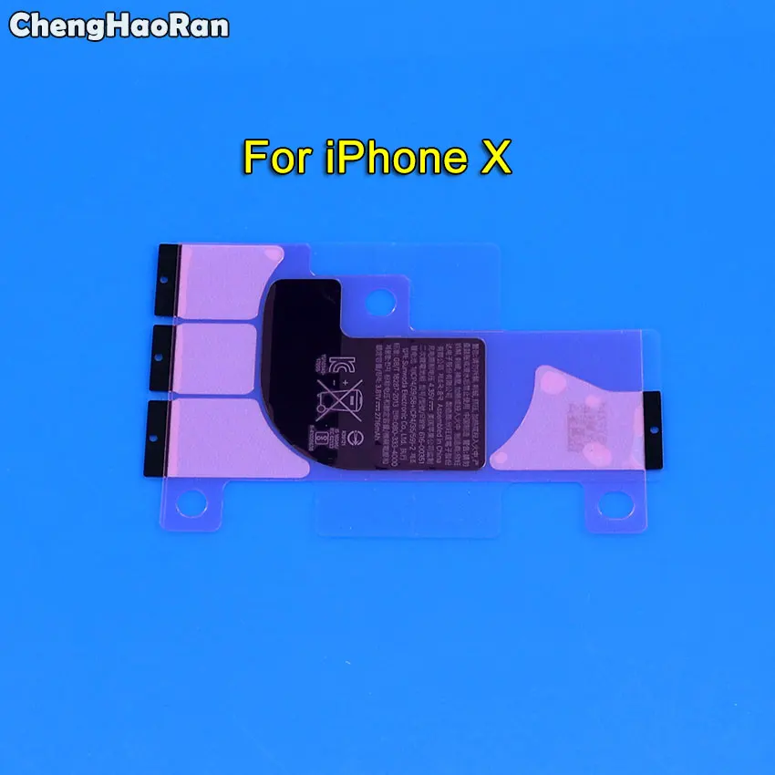 ChengHaoRan 1 шт. клейкая наклейка для батареи iPhone X 5S 5C SE 6 6S 7 8 Plus лента аккумулятора