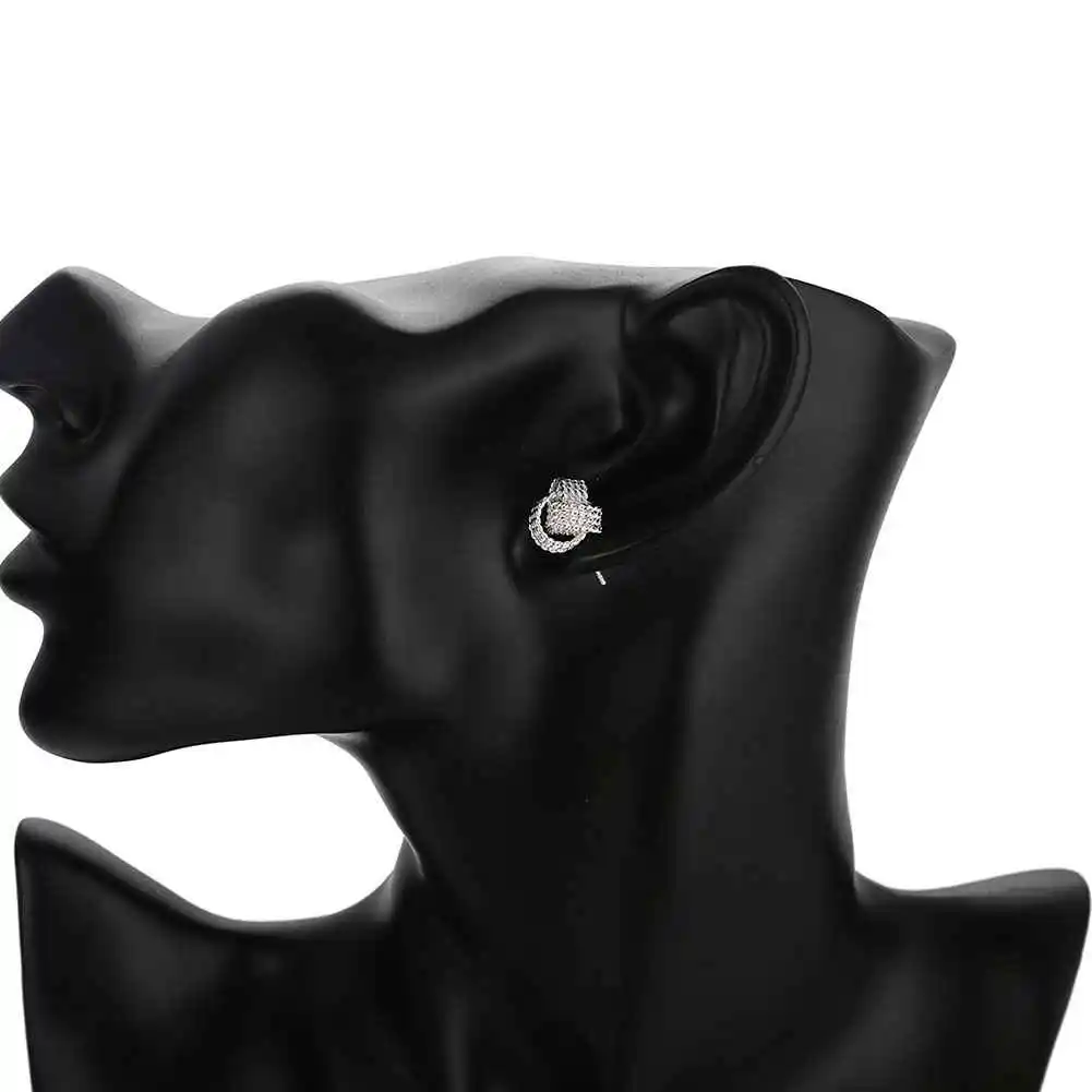 Купи один ПОЛУЧИ 1 в подарок Симпатичные тканые сетчатые серьги для тенниса