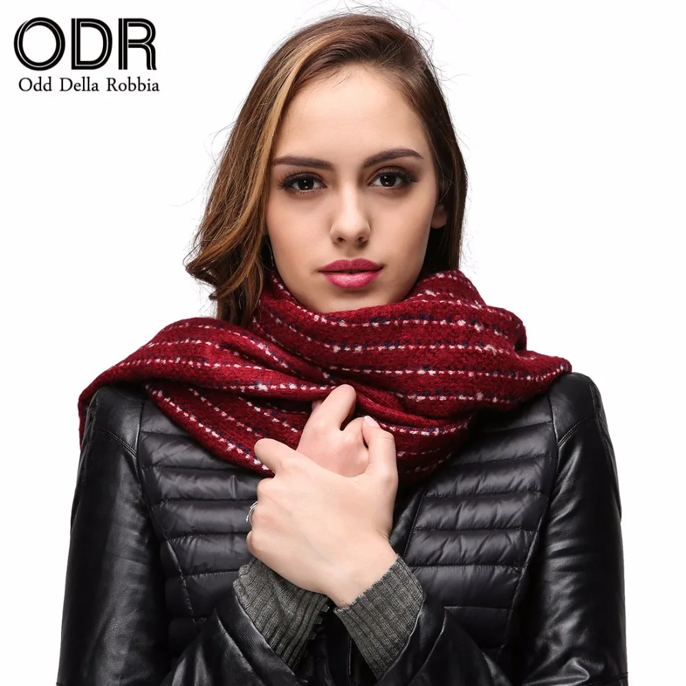 Нечетные Делла Robbia Супер Очаровательный Темперамент Красный Шарф Подходит Для