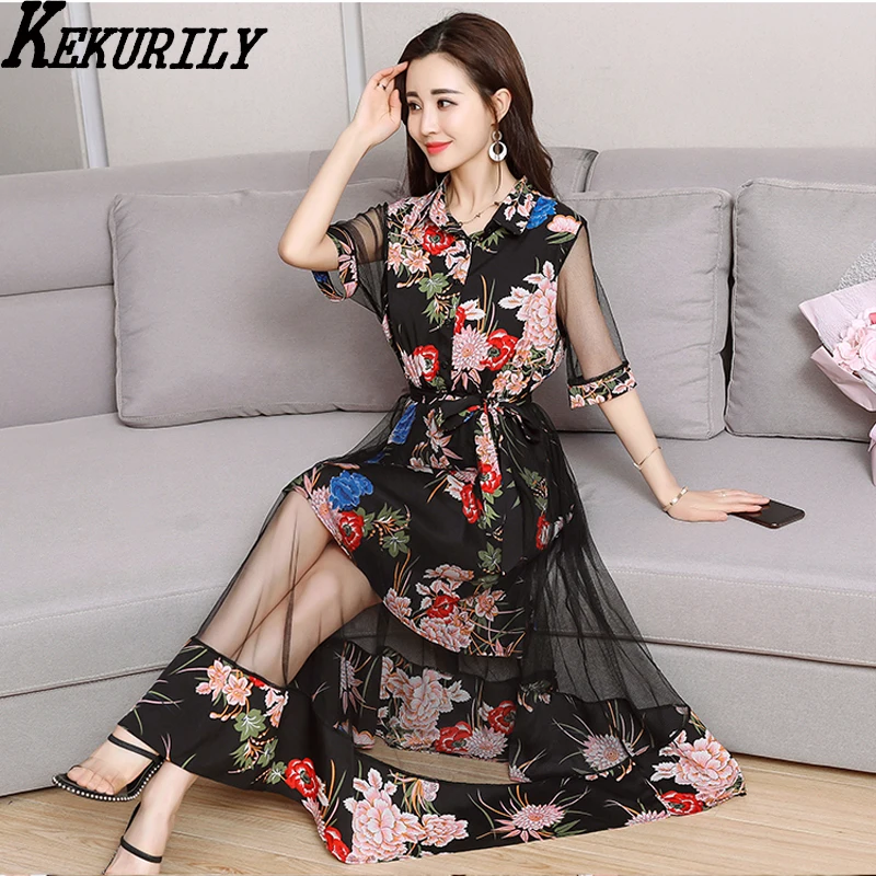 Модные платья 2018 женское модное китайское винтажное элегантное платье