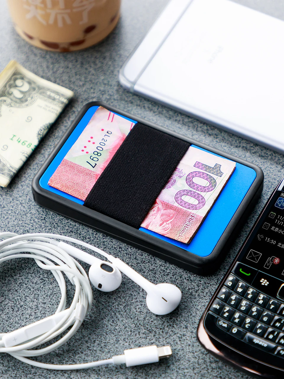 NewBring держатель для карт слайд кошелек RFID Блокировка металлический для мужчин женщин мужской женский чехол для карт кошелек