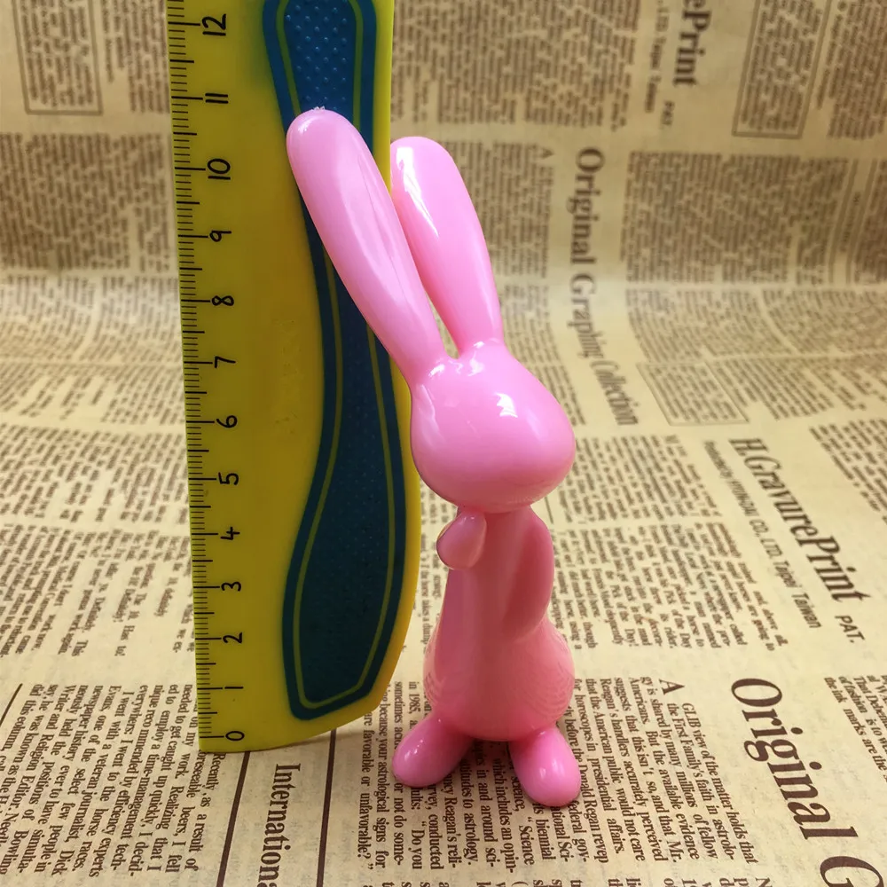 Coloffice креативный милый кролик Банни форма пластиковая шариковая ручка 1 мм черные