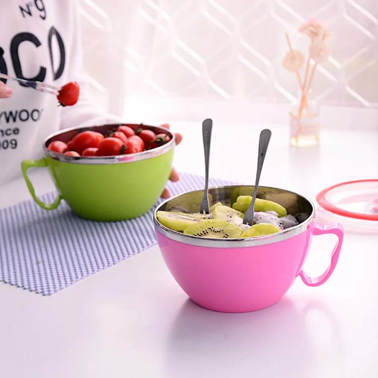 Термоизоляционные миски из нержавеющей стали для мороженого Ланч бокс японская