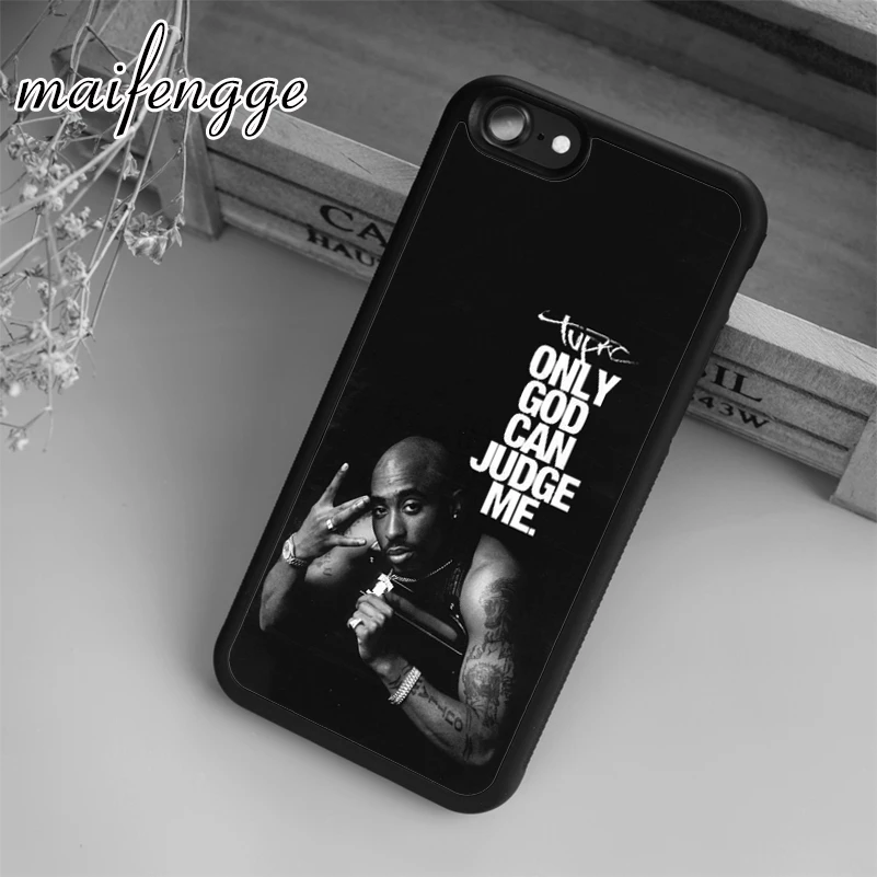 Maifengge пользовательский 2PAC Тупак Шакур чехол для iPhone 5 6 6s 7 8 plus X XR XS max 11 12 Pro Samsung Galaxy