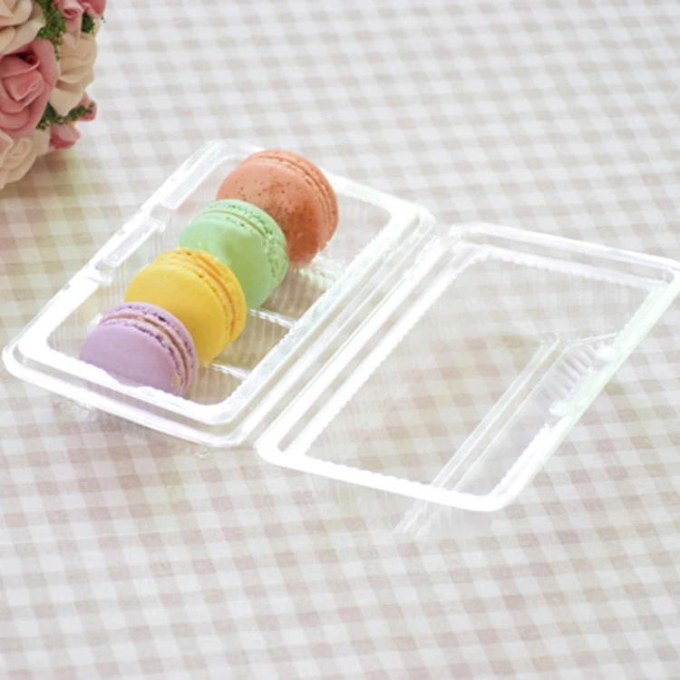 Пластиковая упаковка для хлебобулочных изделий с крышкой коробка кондитерских