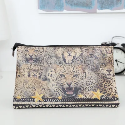 2014 new fashion retro packet envelope printing graffiti tiger head tide handbag clutch bag | Багаж и сумки