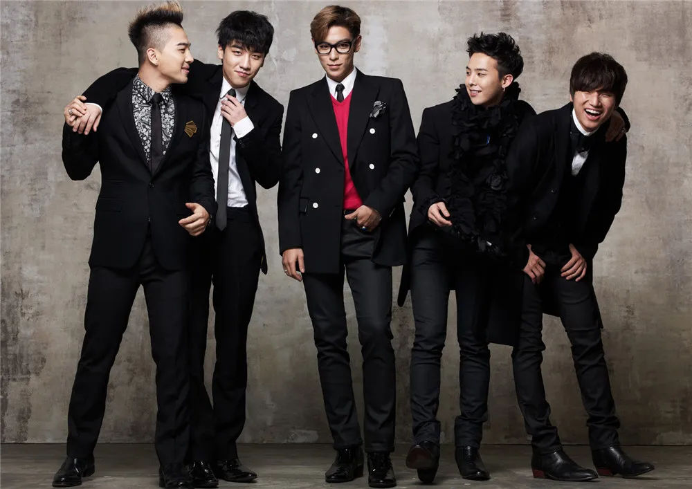 Кофе BIG BANG постеры, K-POP, музыка, белая бумага с покрытием, печать, высокое разрешение, украшение для дома, гостиная, спальня, бар, домашнее искусство, бренд - Цвет: Кофе