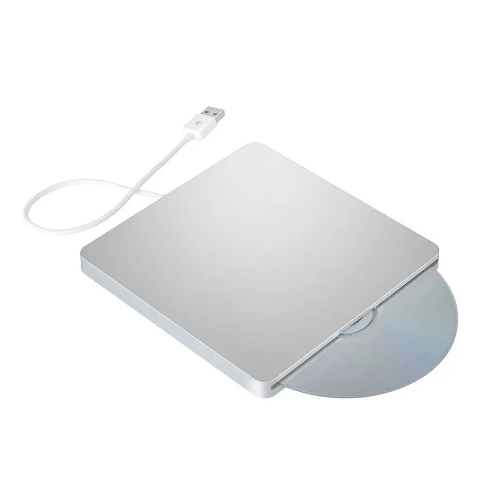Для Apple Mac Book Pro MacPro MacBookPro USB компьютера 2 0 8X DVD плеер ROM комбо 24X CD R горелки внешний
