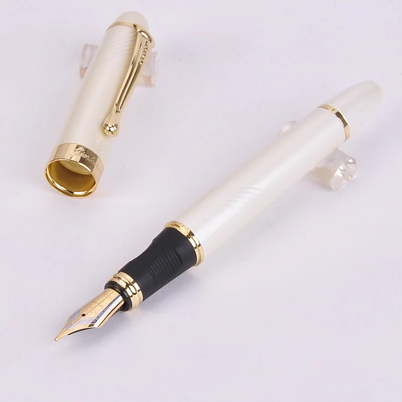 Подлинная Jinhao 450 перьевая ручка полностью Металлическая Золотая Роскошная ручка с зажимом 22 цвета 0,5 мм перо Iraurita бизнес школьные принадлежности