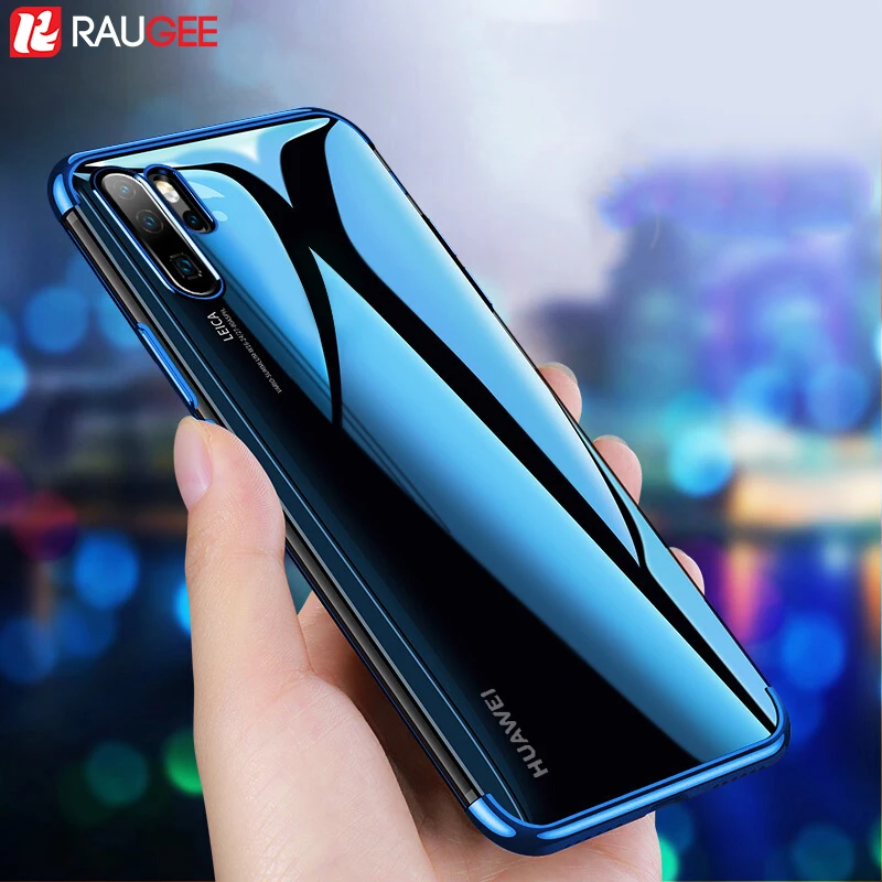 Прозрачный силиконовый чехол бампер Raugee для Huawei P30 Pro тонкий из ТПУ P 30 Lite|Бамперы| |