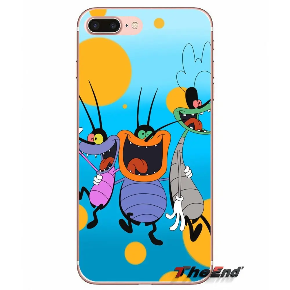 Oggy и тараканы мягкий чехол для телефона htc один M7 M8 A9 M9 M10 E9 Plus Desire 630 530 626 628 816 820 Motorola